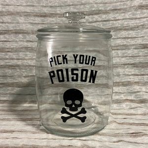 NWOT Pick Your Poison Cookie Jar